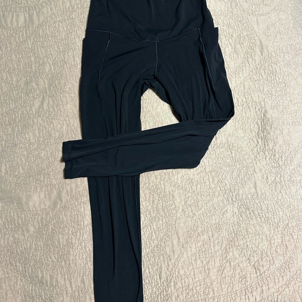 Aerie Black OFFLINE 7/8 Leggings with pockets